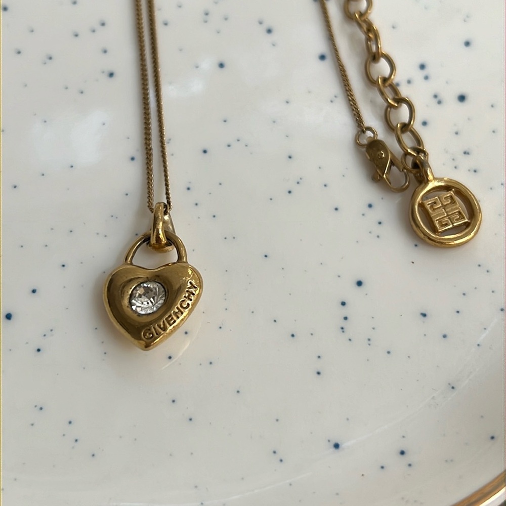 Givenchy Heart Locket Dual Sided Necklace - Picture 2 of 7